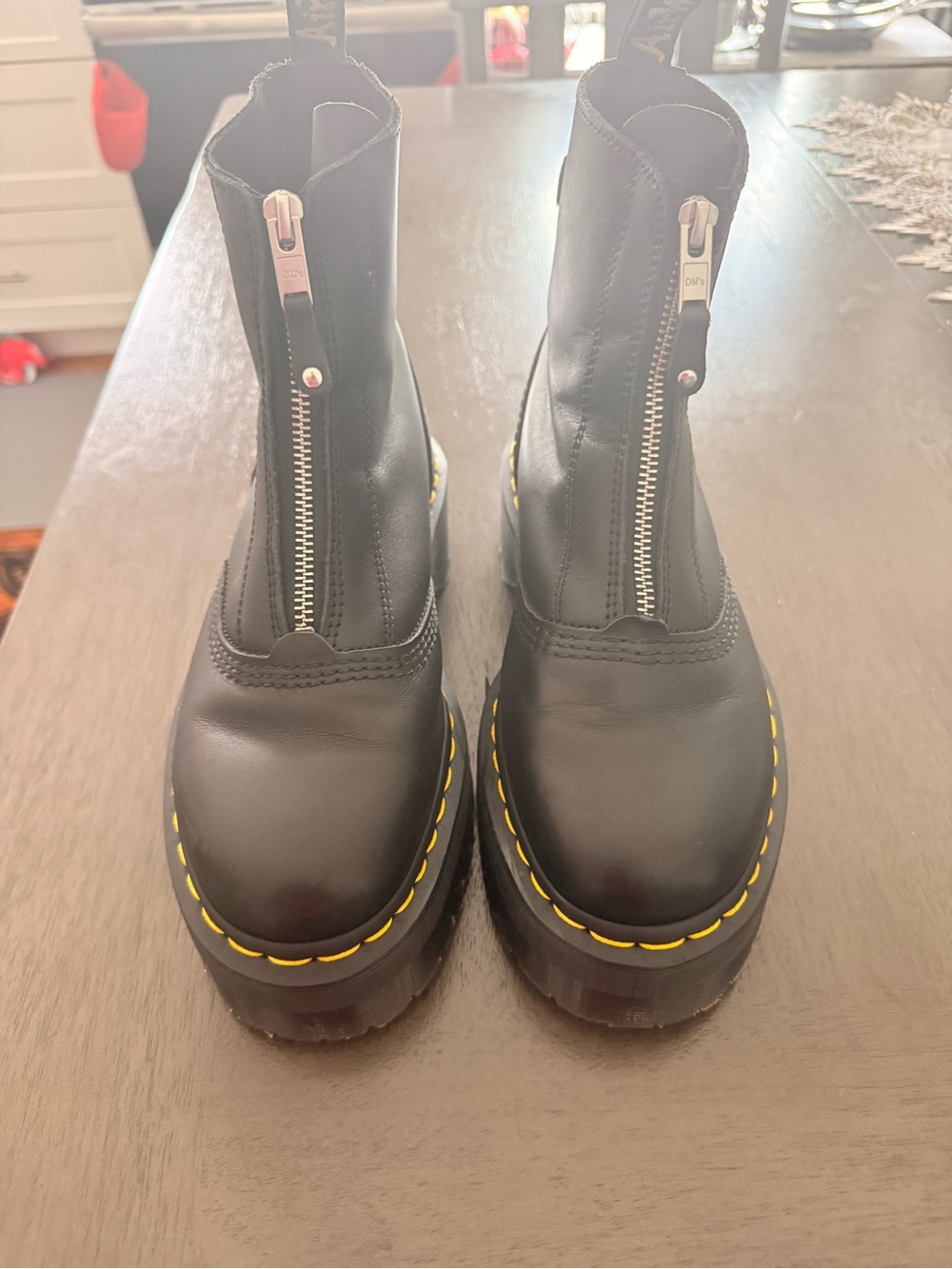 Front Zip Doc Martens